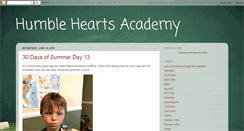 Desktop Screenshot of humbleheartsacademy.com