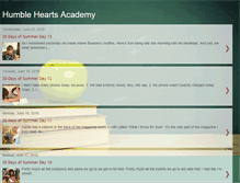 Tablet Screenshot of humbleheartsacademy.com